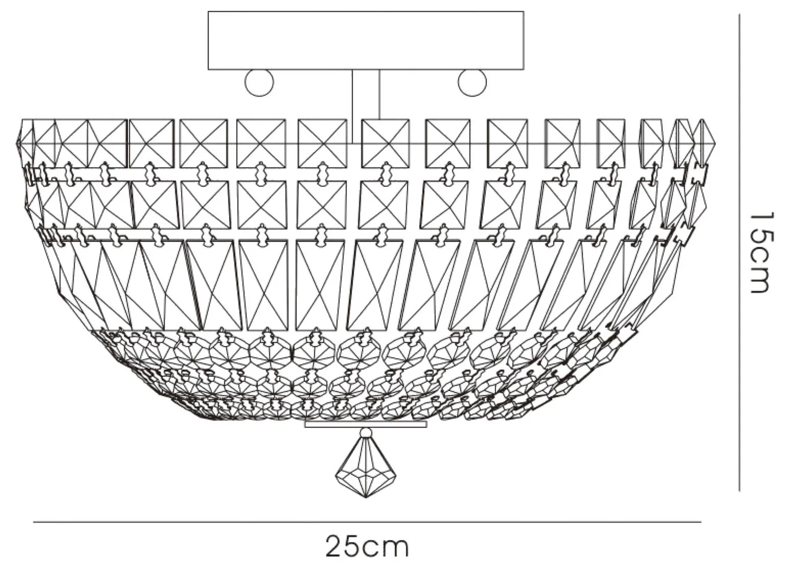 Georgina Crystal Ceiling Lights Diyas Flush Crystal Fittings Georgina Crystal Ceiling Lights Diyas Flush Crystal Fittings